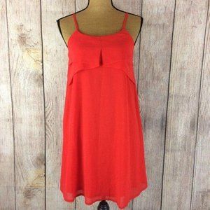 LuLu's Women's Size XS Coral Sleeveless Shift Mini Dress Spaghetti Straps